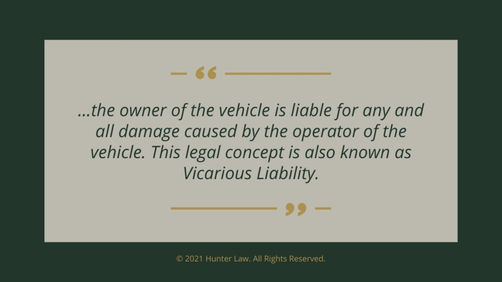 Callout 1- green background- This legal concept is also known as Vicarious Liability