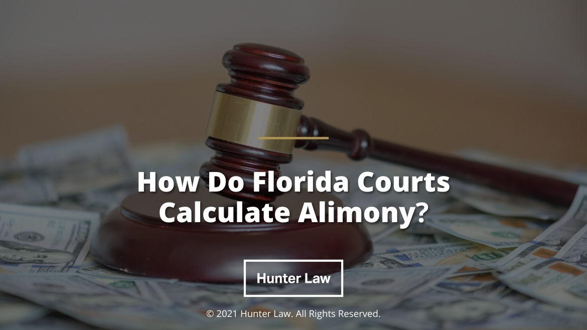 Featured-judges gavel + paper money on desk - How Do Florida Courts Calculate Alimony?