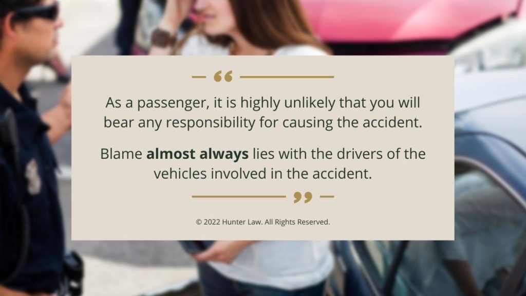 Callout 3: Quote from text about Accident responsibility from text