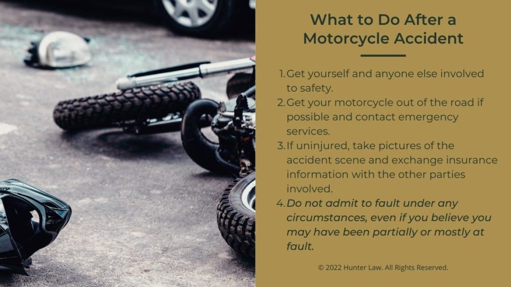 Callout 1: Motorcycle accident scene - What to do after a motorcycle accident
