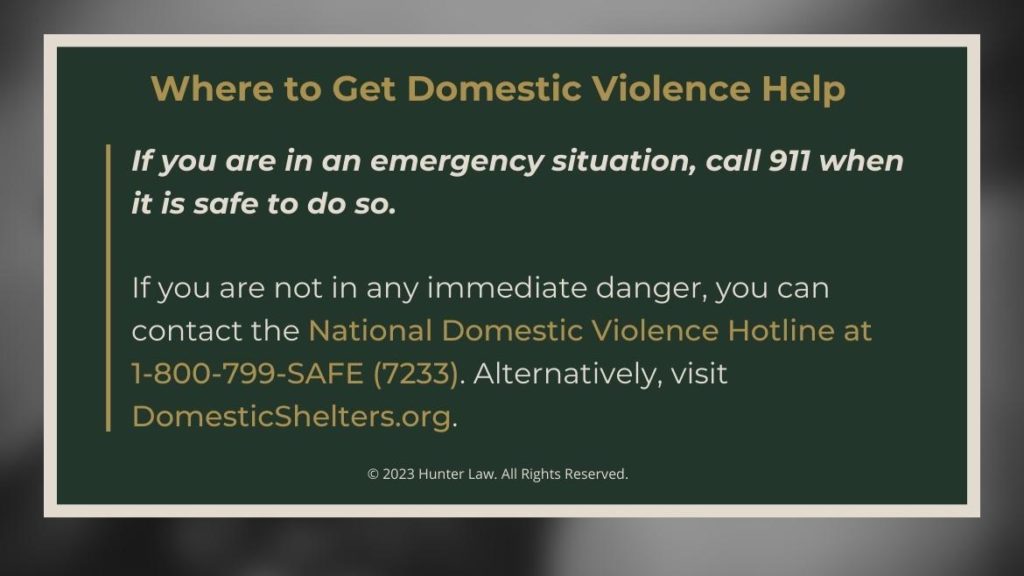 Callout 4: where to get domestic violence help- facts listed from text