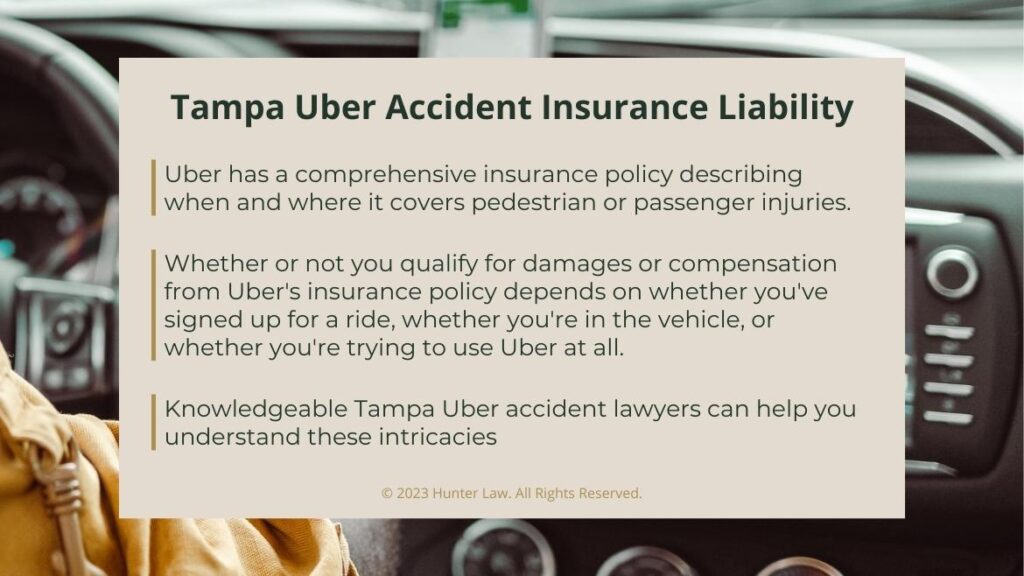 Callout 2: Uber driver checks smartphone on dash- Tampa Uber accident insurance liability- 3 facts