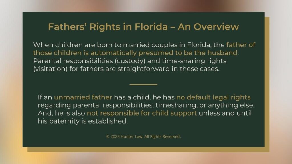 Callout 1: Fathers' Rights in Florida - An Overview- two detailed facts