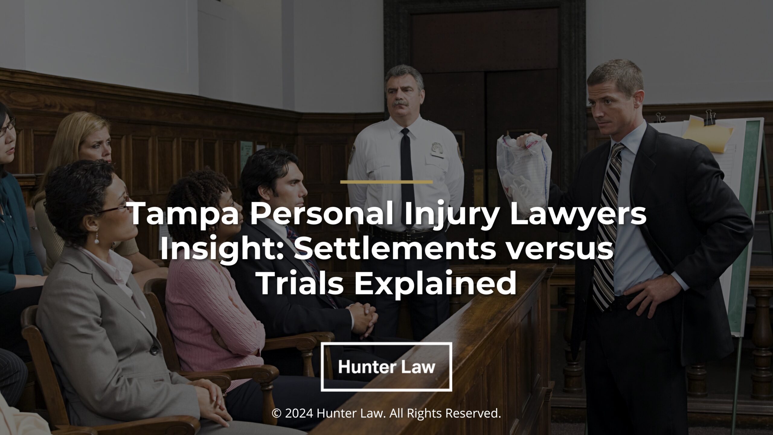 Hunter Law_Featured – Tampa Personal Injury Lawyers Insight – Settlements versus Trials Explained