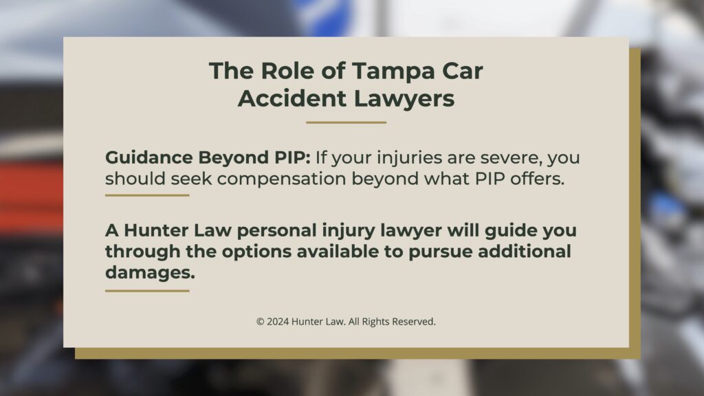 Callout 4: Role of Tampa car accident lawyers- Hunter Law personal injury lawyers
