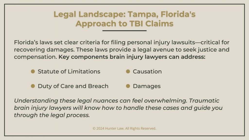 Callout 2: Tampa, Florida legal approach to tbi claims- 4 key components