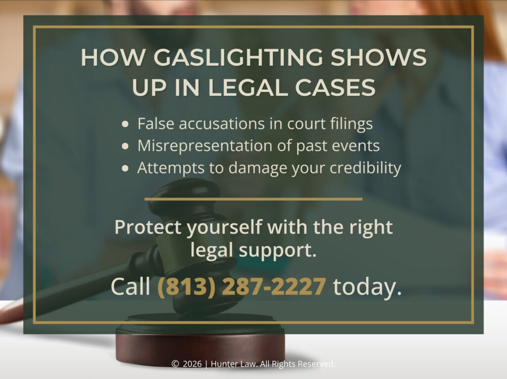 Three ways gaslighting shows up in legal cases. 