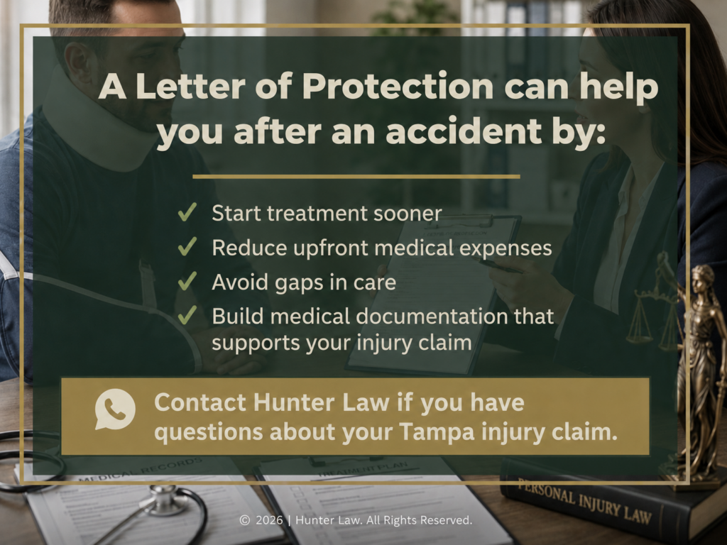 Four ways a letter of protection can help after an accident.
